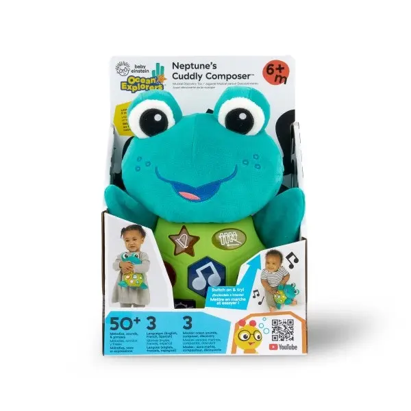 Baby Einstein Neptune's Cuddly Composer Musical Discovery Toy