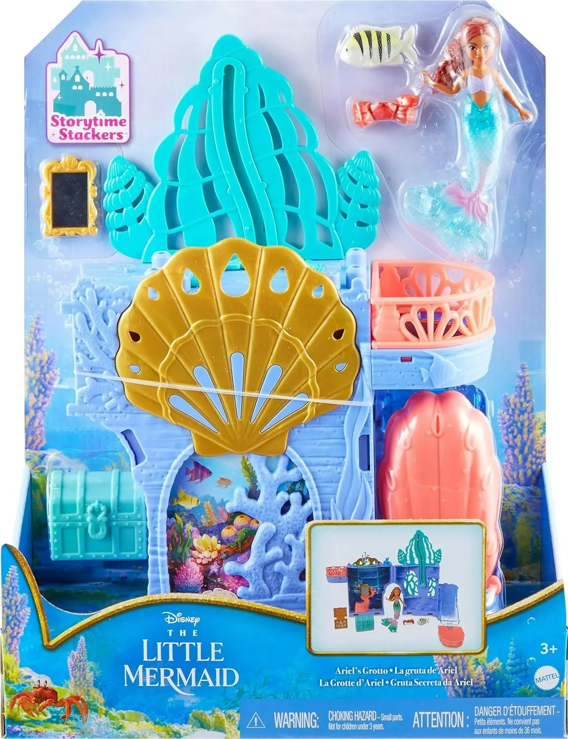 Disney The Little Mermaid Storytime Stackers Ariel's Grotto