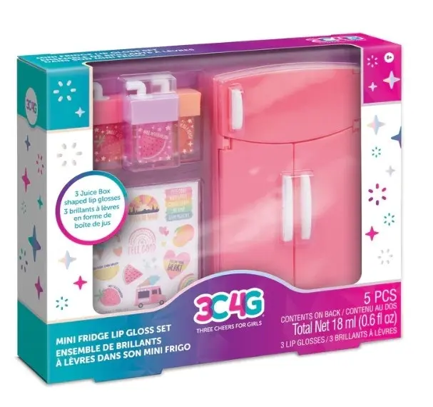 Mini Fridge Lip Gloss Set