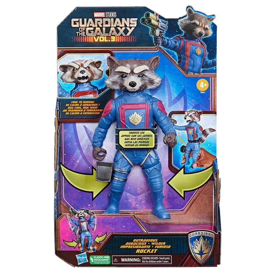 Marvel Studio' Guardians of the Galaxy Vol. 3 Action Figure - Rocket