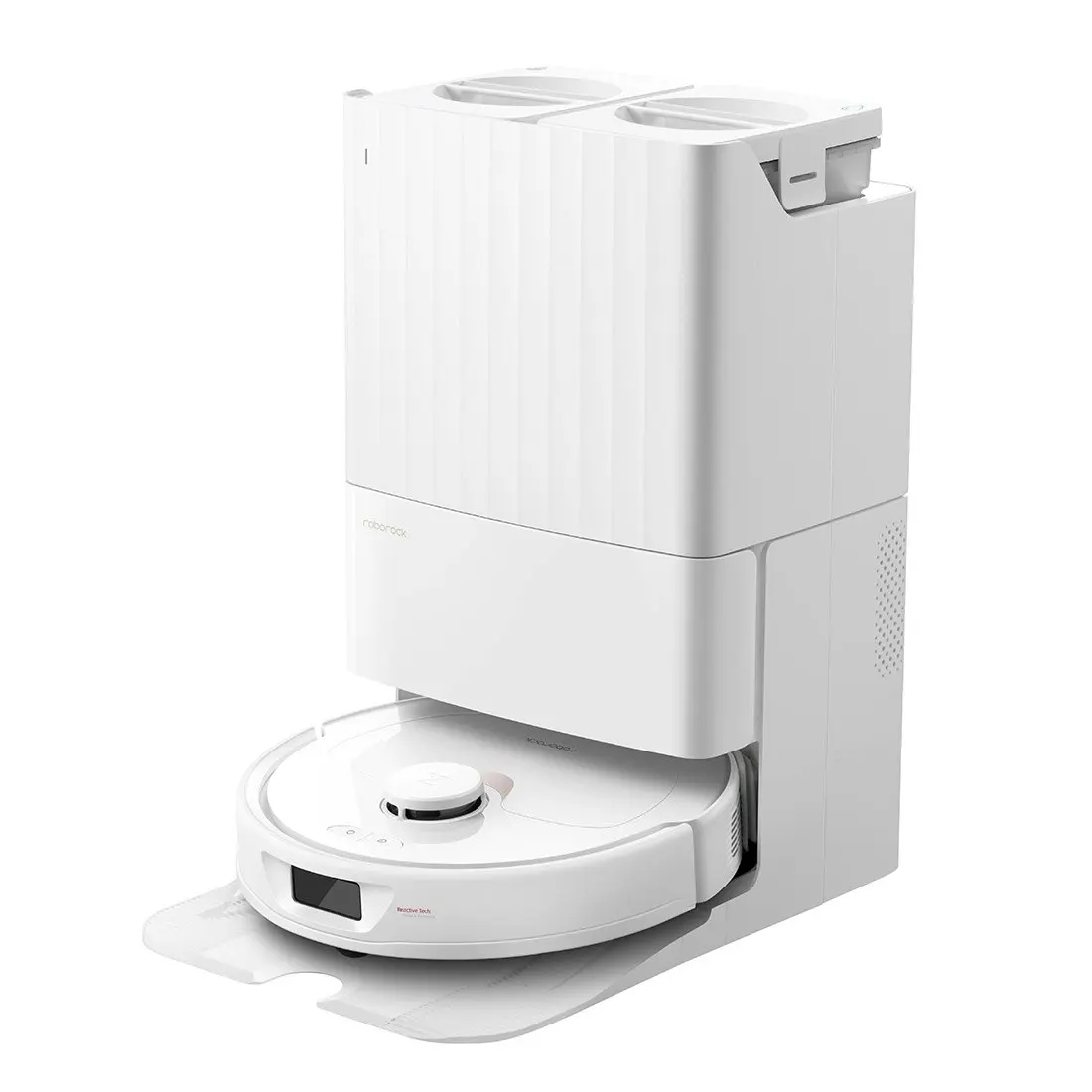 Roborock Q Revo Vacuum Cleaner & Empty Wash Dock - White