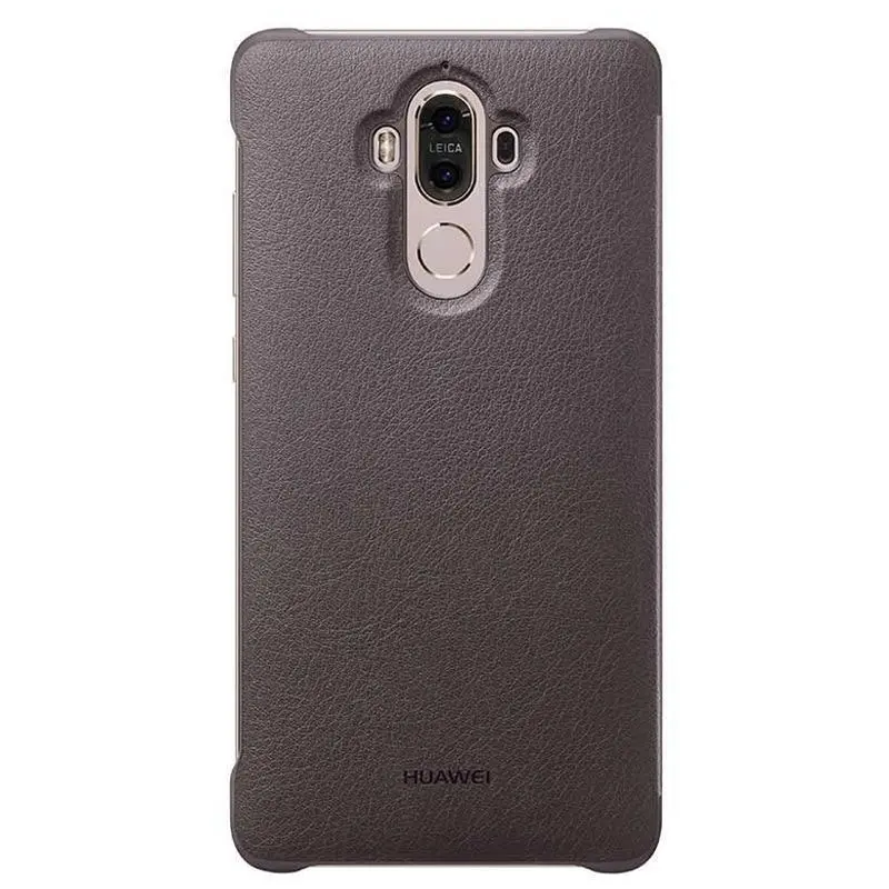 Huawei Mate 9 Smart View Flip Case - Mocha Brown