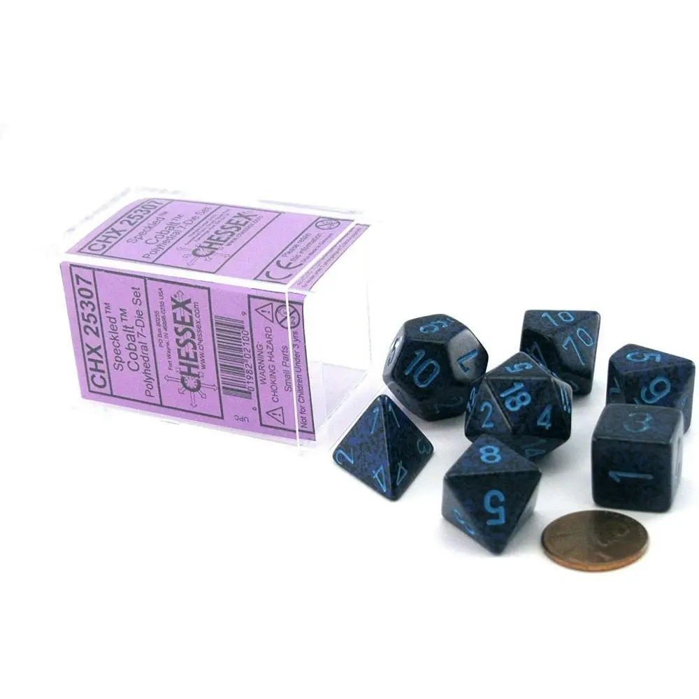 CHX 25307 Speckled Cobalt 7-Die Set