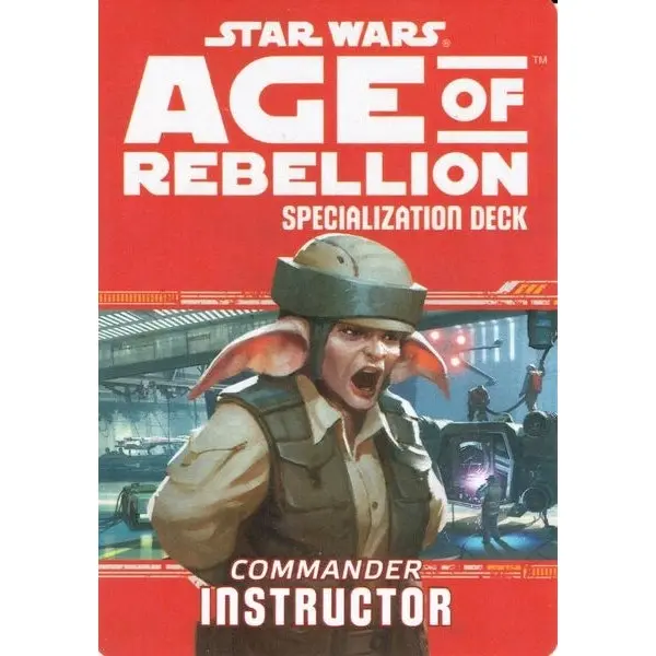 Star Wars RPG Age of Rebellion Instructor Specialization