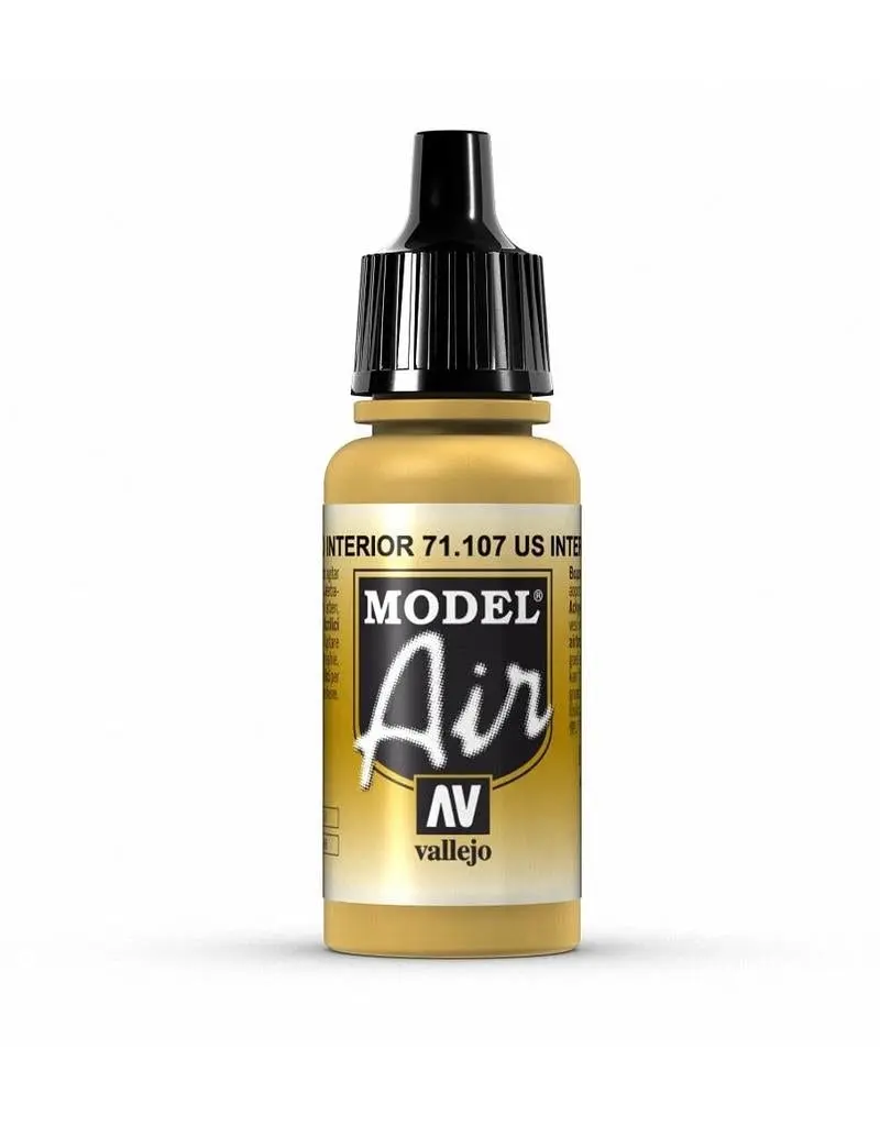 Vallejo Model Air - US Interior Yellow 17 ml