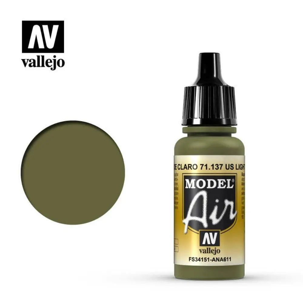 Vallejo Model Air - US Light Green 17 ml