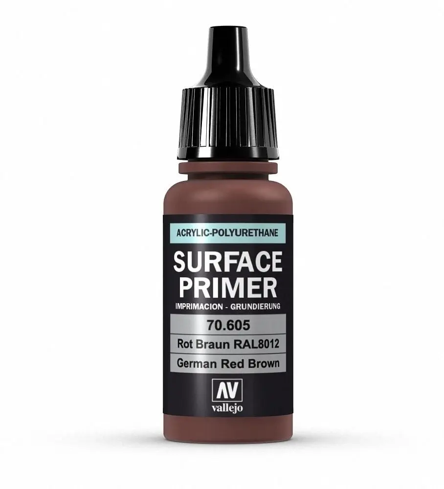 Vallejo Surface Primer - German Red Brown 17 ml