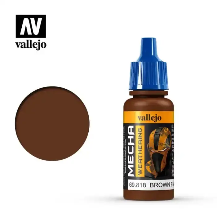 Vallejo Mecha Colour - Brown Engine Soot (Matt) 17ml