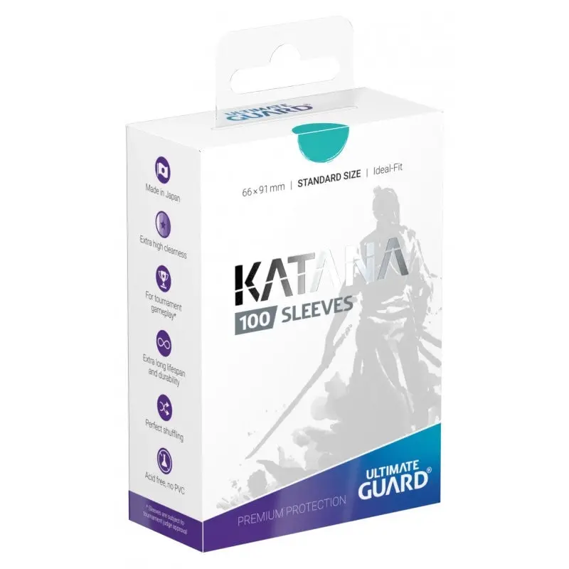 Ultimate Guard Katana Standard Size Sleeves Turquoise (100)