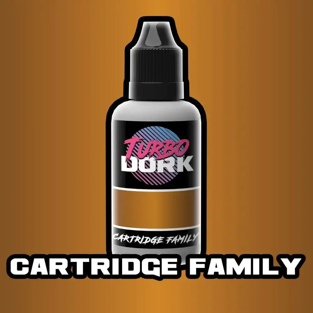 Turbo Dork Cartridge Family Metallic Acrylic Paint 20ml Bottle