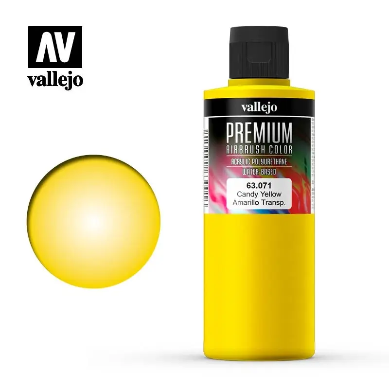 Vallejo Premium Colour - Candy Yellow 200ml