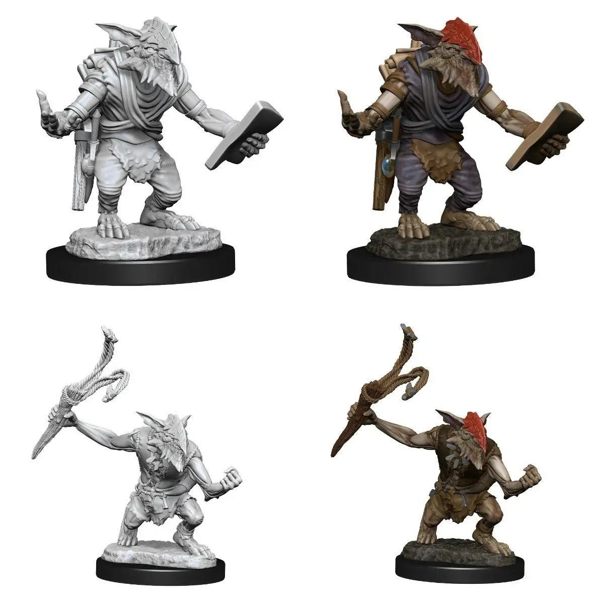 Magic the Gathering Unpainted Miniatures Goblin Guide & Goblin Bushwhacker