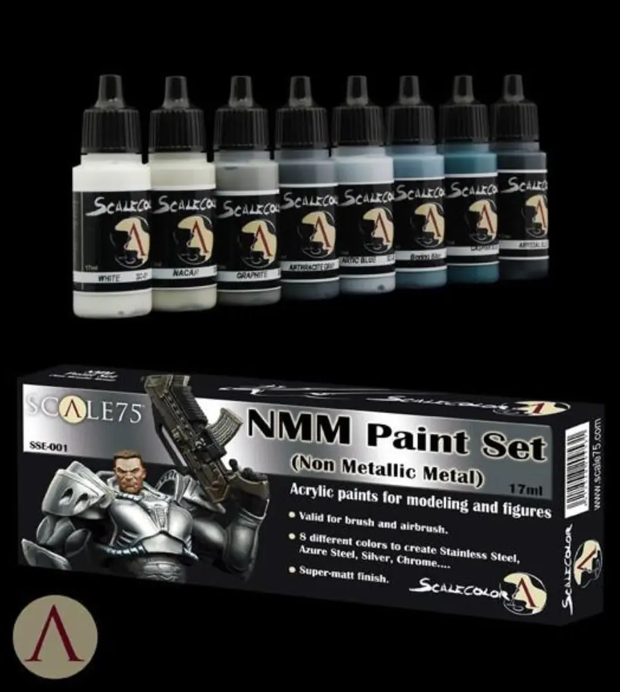 Scale 75 Scalecolor NMM Steel Paint Set