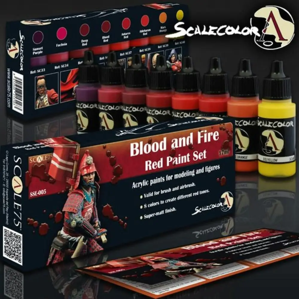 Scale 75 Scalecolor Blood and Fire Paint Set