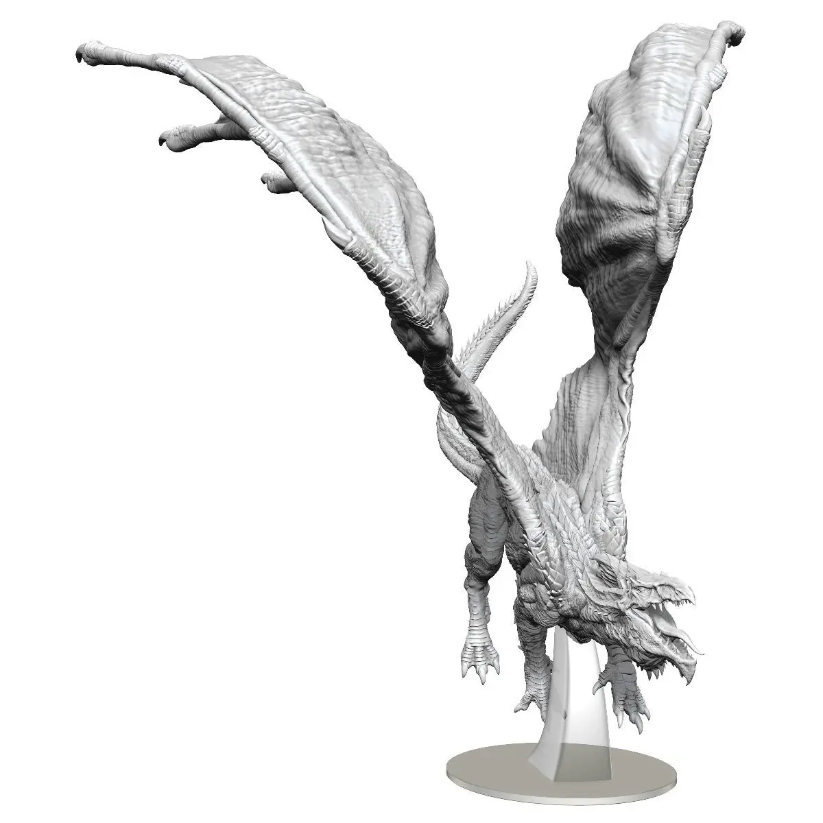 D&D Nolzurs Marvelous Unpainted Miniatures Adult White Dragon