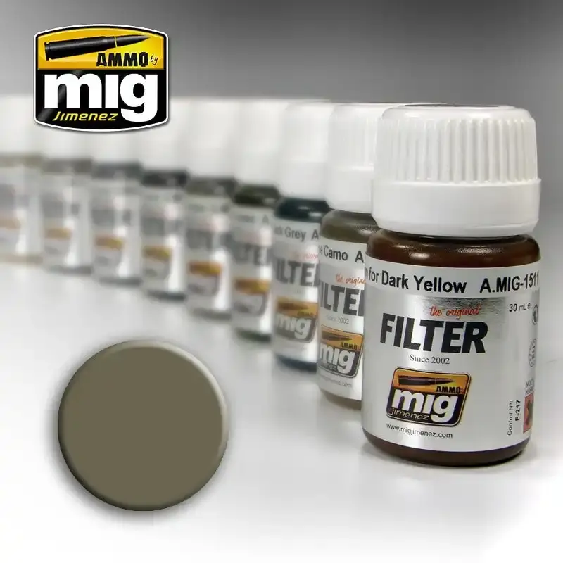 Ammo By Mig Filters Tan for Yellow Green 35ml