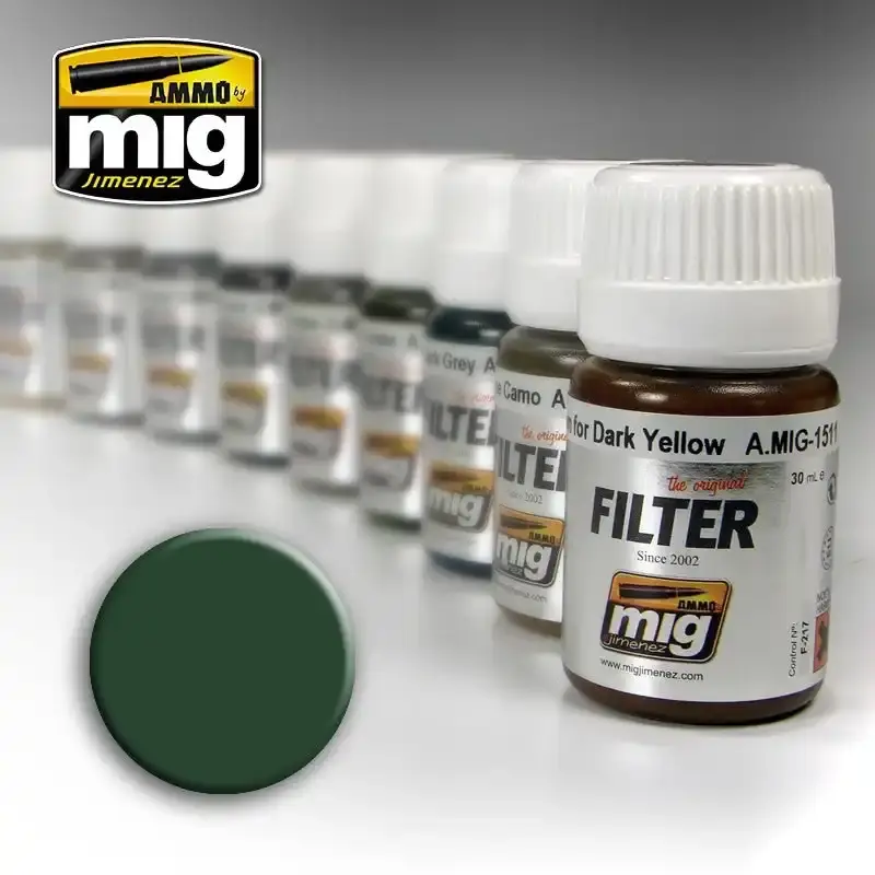 Ammo By Mig Filters Green for Grey Green 35ml