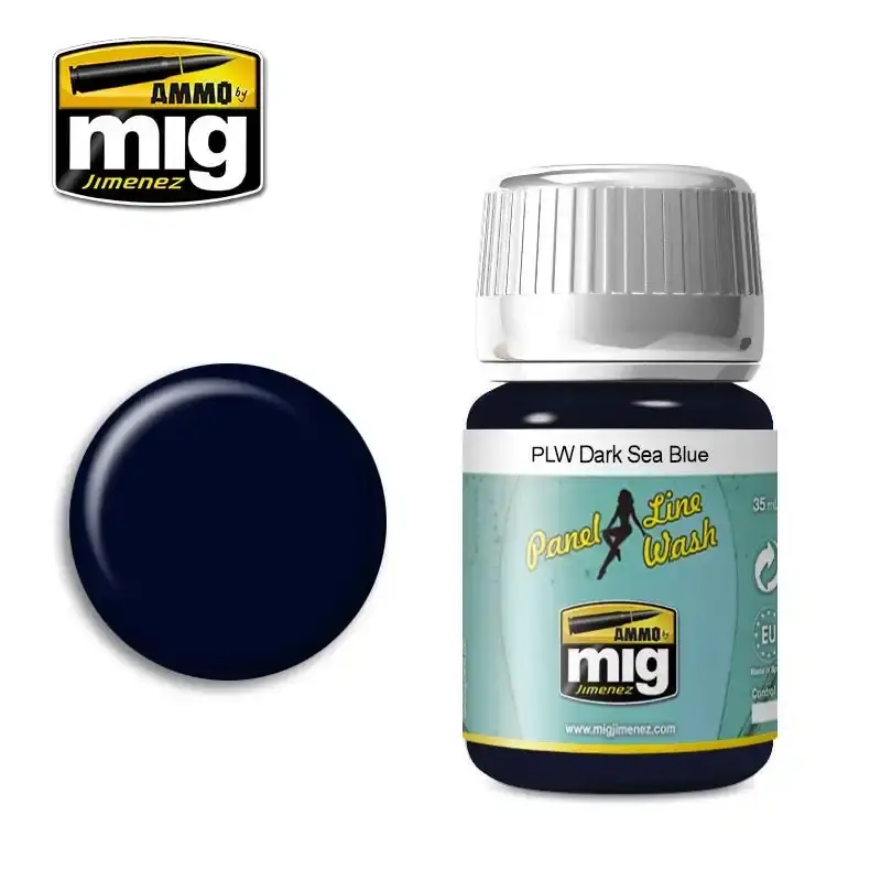 Ammo By Mig Panel Line Wash Dark Sea Blue 35ml