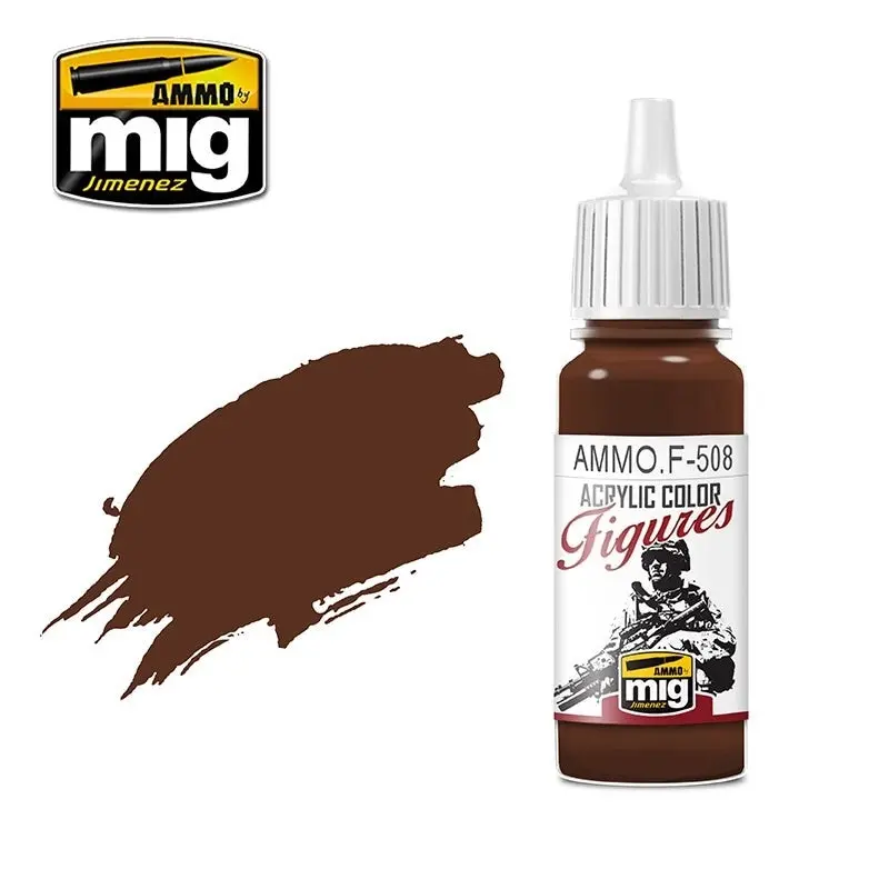 Ammo By Mig Figures Paints Brown Base 17ml