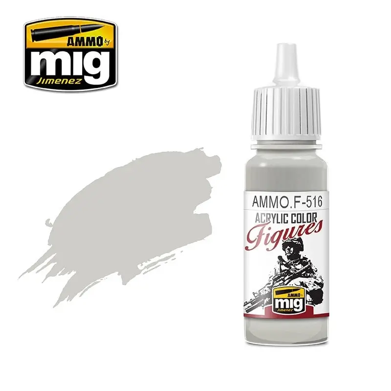 Ammo By Mig Figures Paints Light Grey 17ml