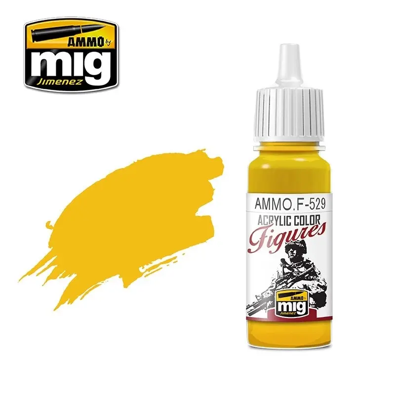 Ammo By Mig Figures Paints Pure Yellow 17ml