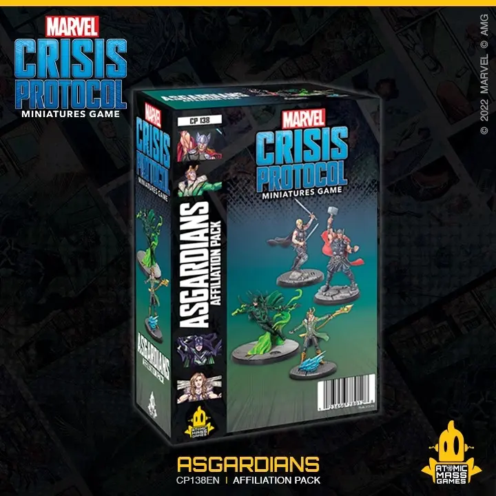 Marvel Crisis Protocol Miniatures Game Asgardians Affiliation Pack