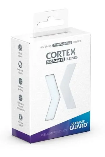 Ultimate Guard Cortex Sleeves Standard Size Matte Transparent (100)