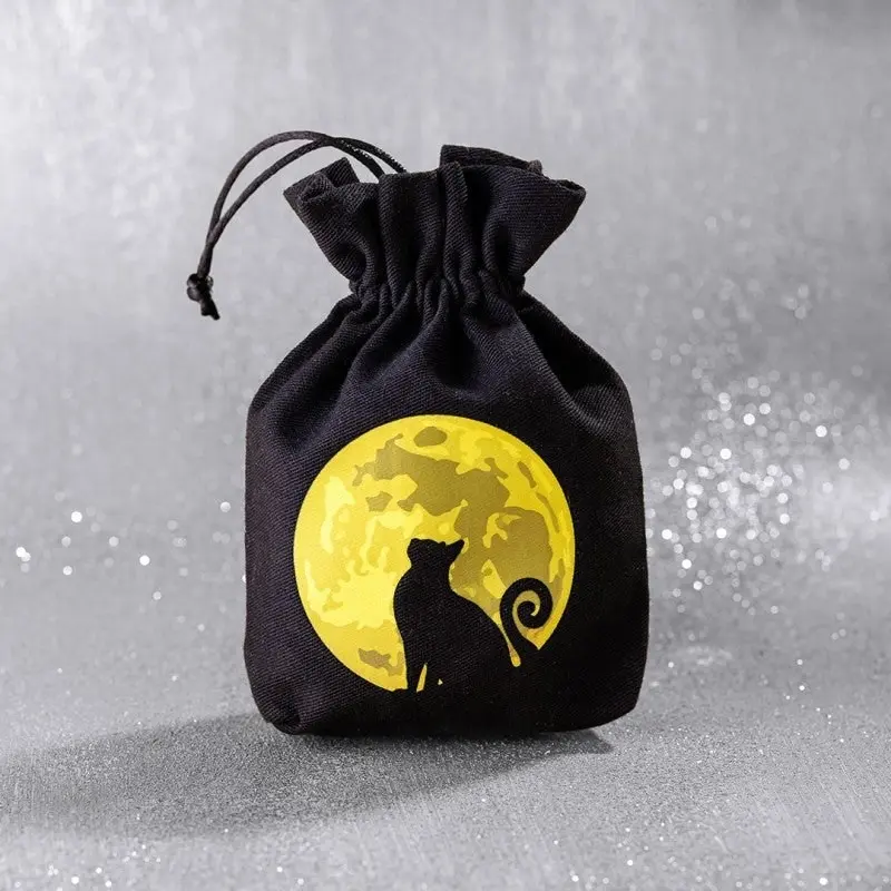 Q Workshop - Cats Dice Pouch - The Mooncat