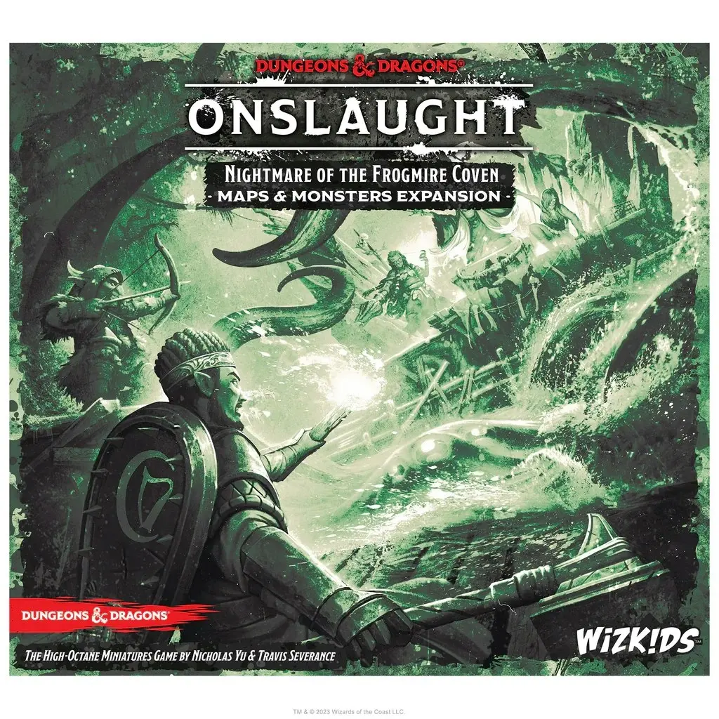 Dungeons & Dragons Onslaught Nightmare of the Frogmire Coven - Maps & Monsters Expansion