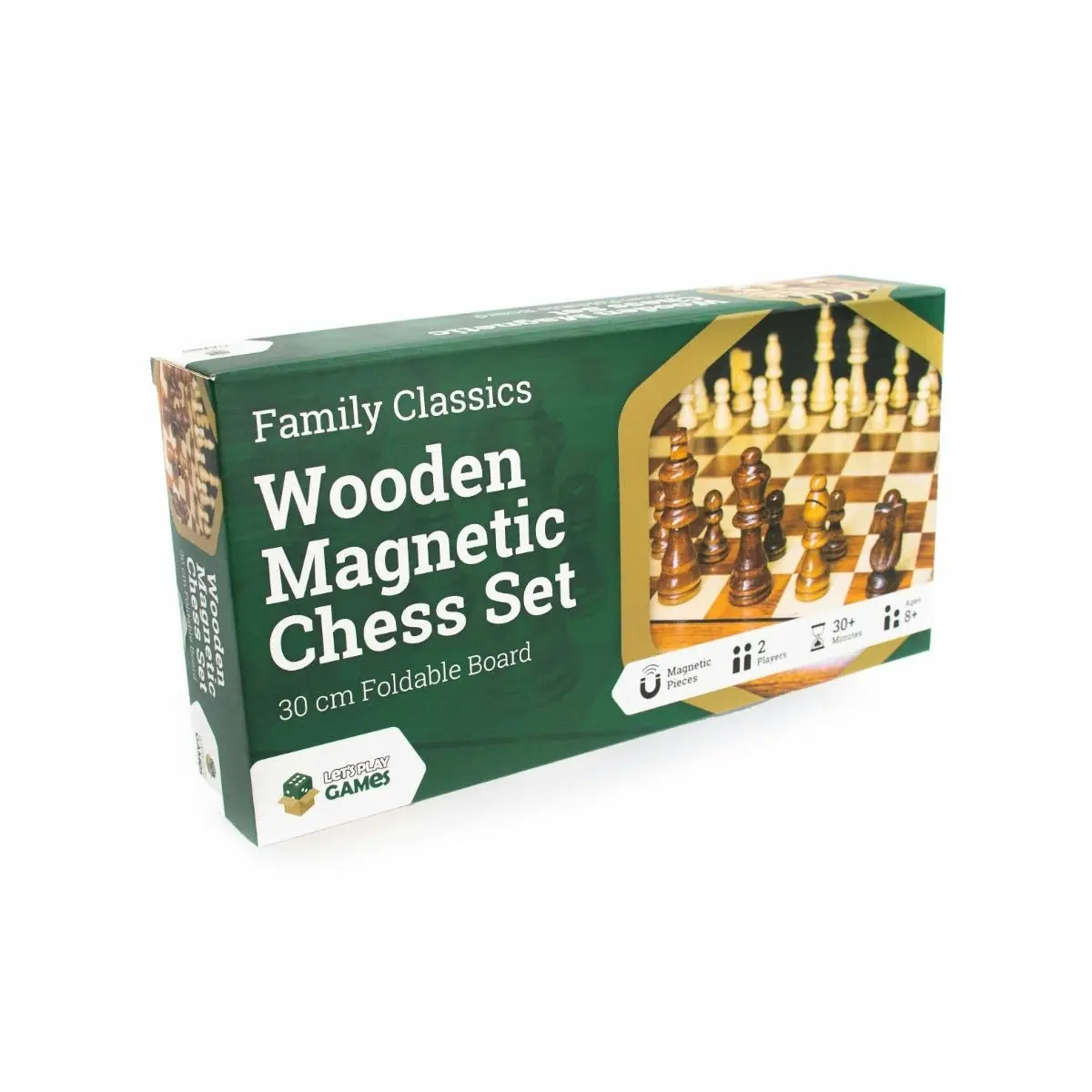 LPG Wooden Magnetic Chess Set 30 cm