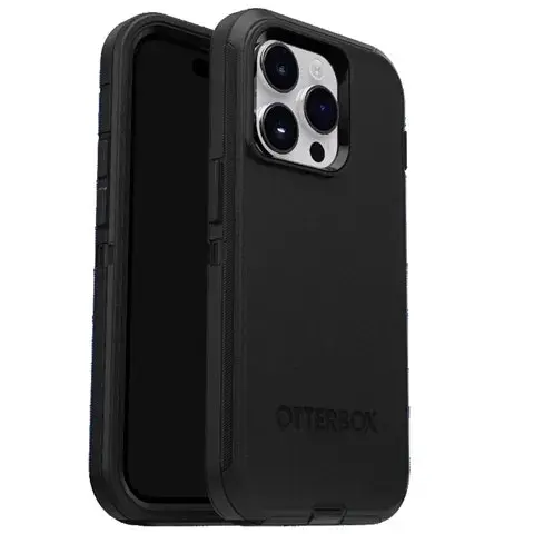 Otterbox Defender Case For Apple Iphone 15 - Black