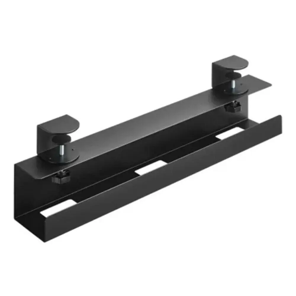 Brateck Clamp-on Under Desk Cable Tray - Black