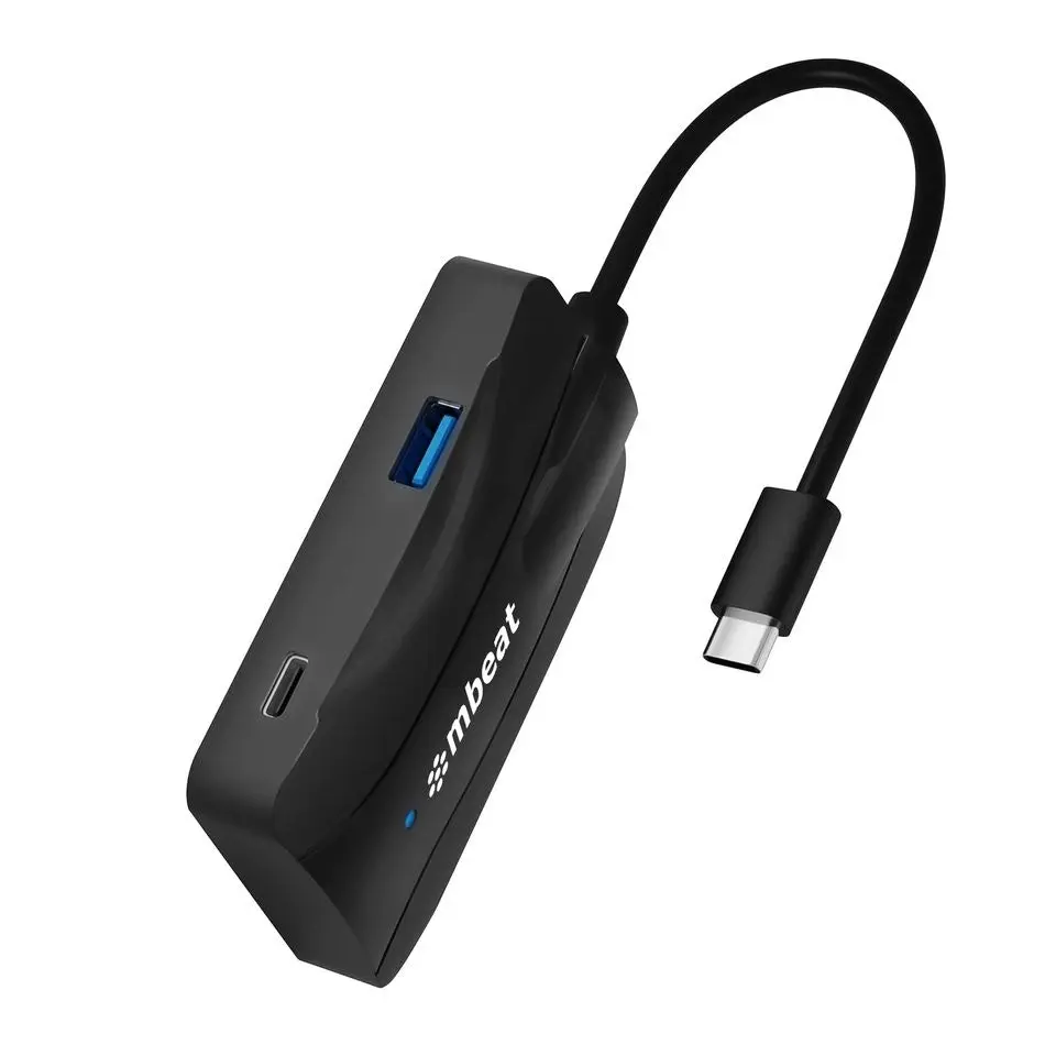 mBeat 4-port 10gbps Usb-c 3.2 Gen2 Hub - Black