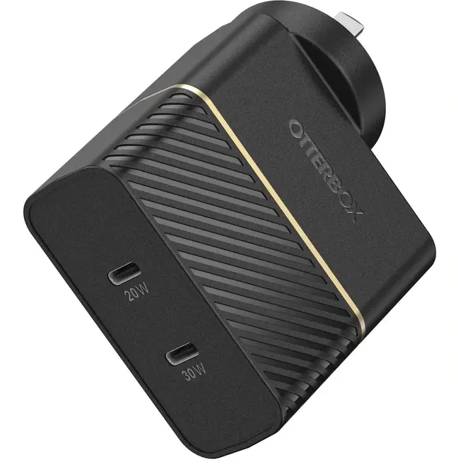 Otterbox 50w Usb-c Fast Charge Dual Port Wall Charger (type I)