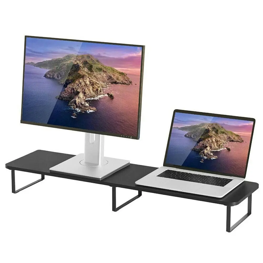 mBeat Activiva Dual Monitor Riser - Black