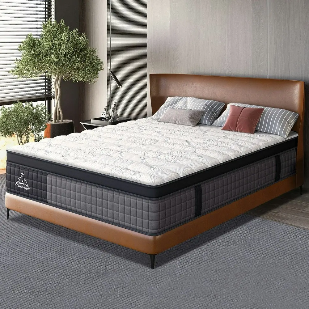 Starry Eucalypt Bedding 34cm Euro Top Mattress Single