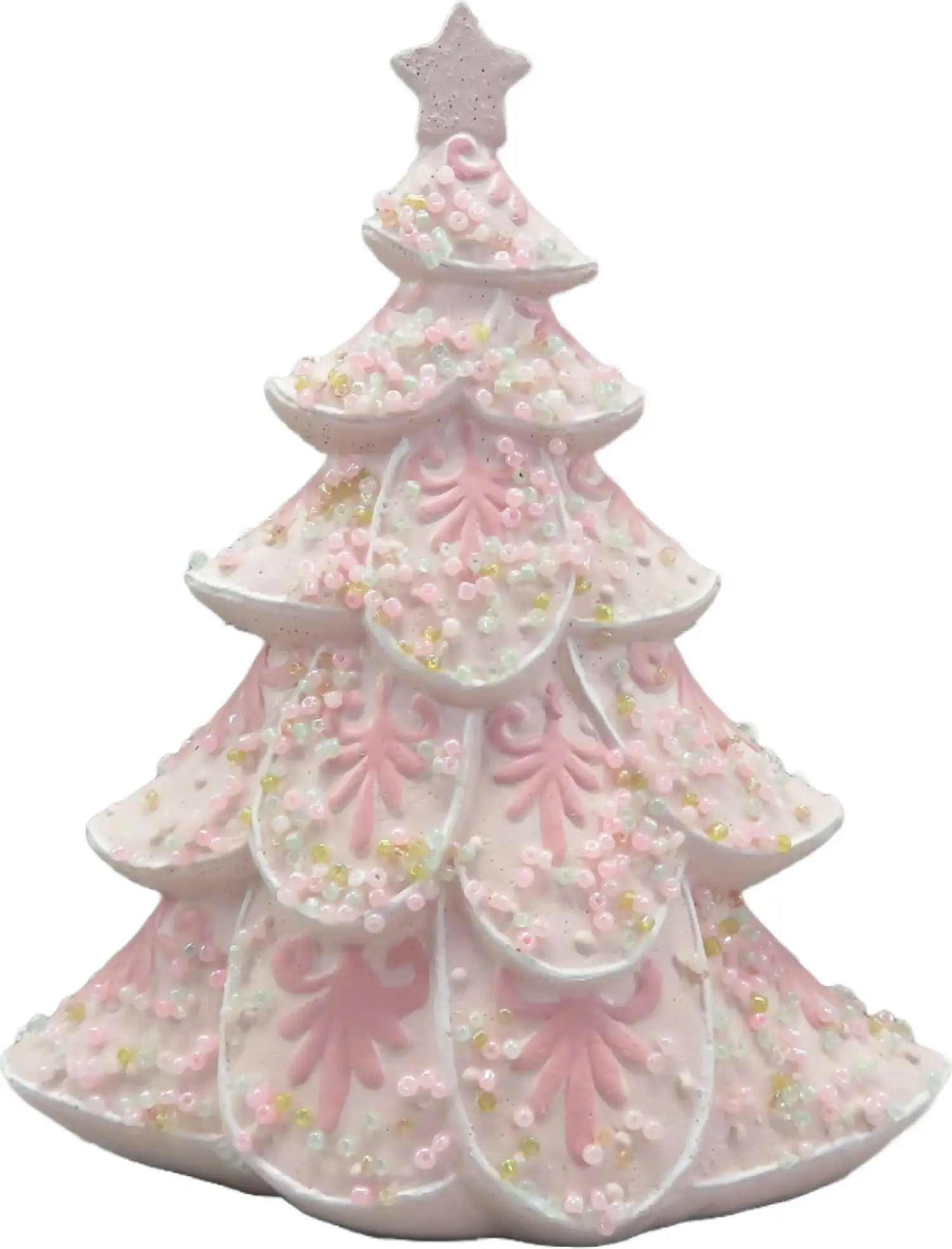 Cotton Candy - Pink Lolly Xmas Tree Ornamental