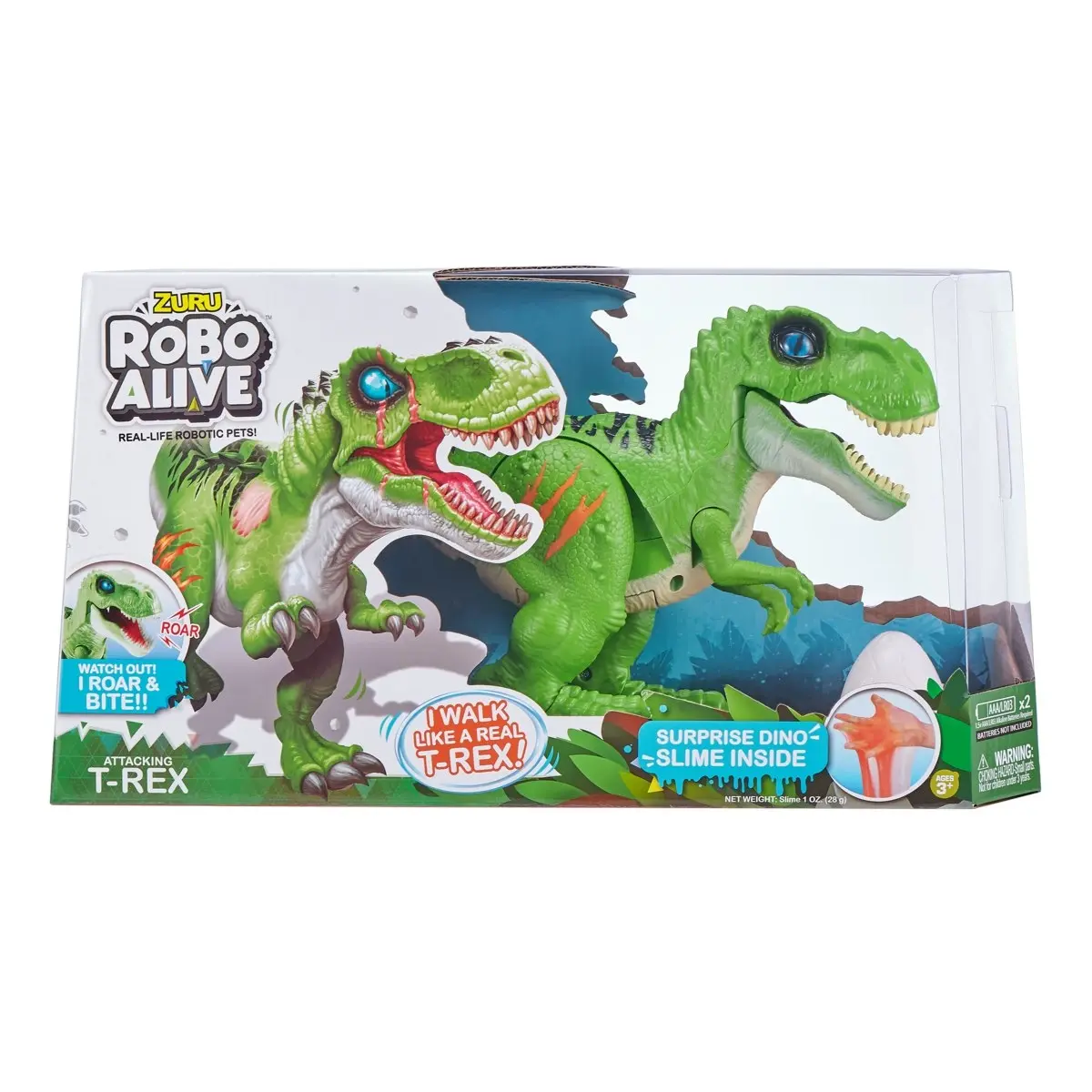 ZURU - Robo Alive Dinosaur With Slime Assorted Colors