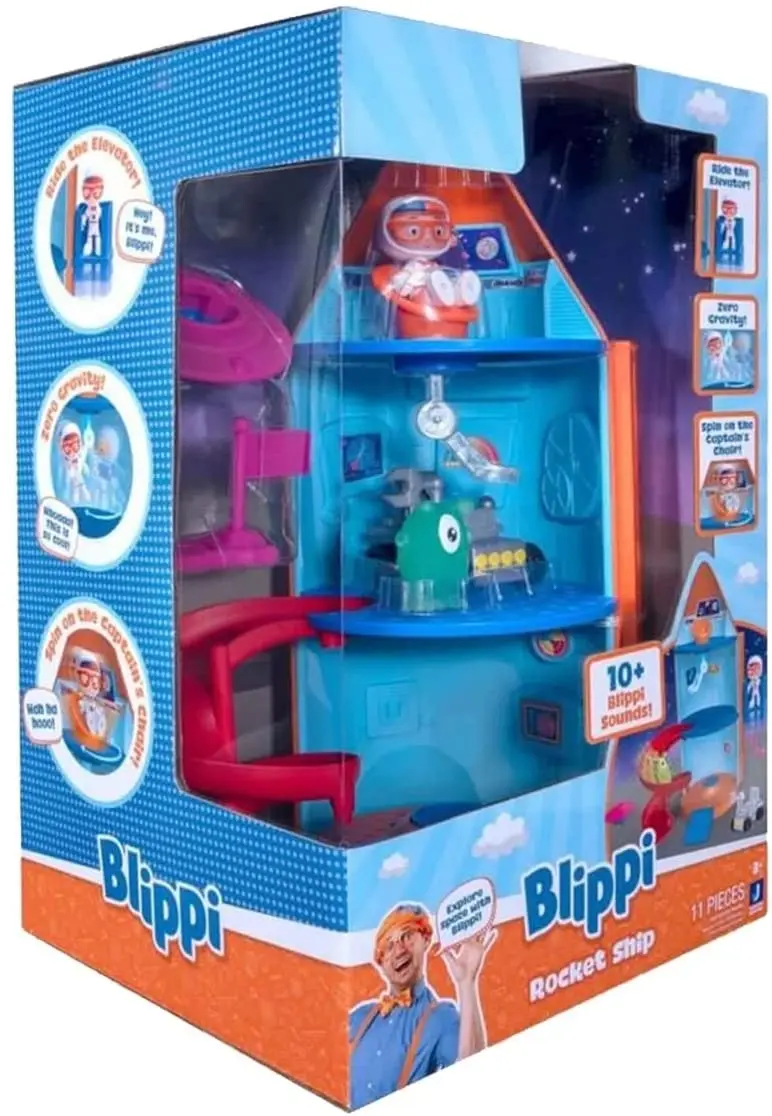 Blippi Rocket Ship Playset