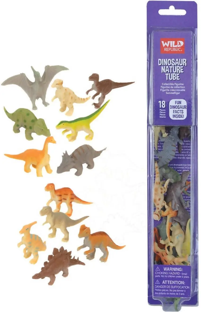 Wild Republic - Nature Tube Dinosaur Collection