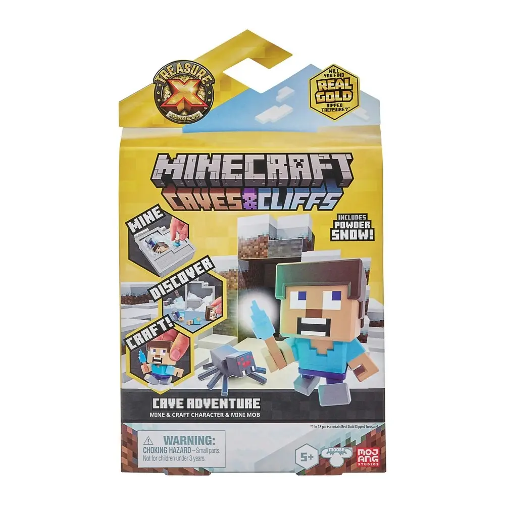 Treasure X - Minecraft Caves & Cliffs Cave Adventure Pack