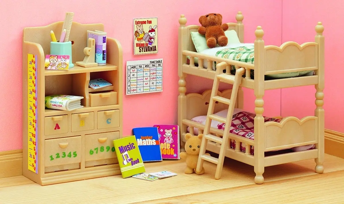 Sylvanian Families - Childrens Bedroom Furniture Set