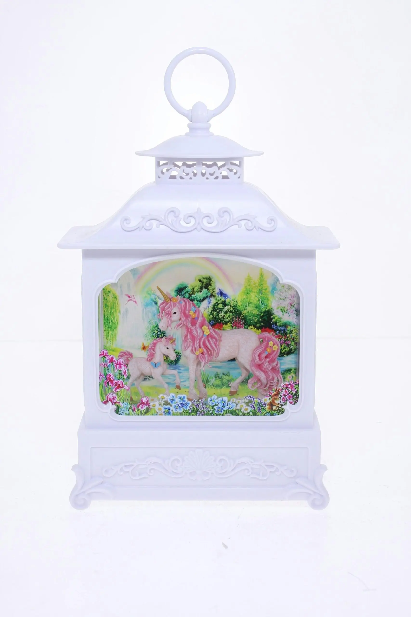 Cotton Candy - Lantern Unicorn Family White Large