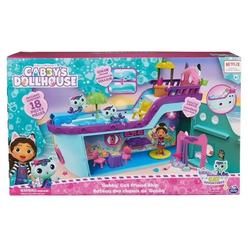 Gabby's Dollhouse - Cat Friend Cruise Ship Playset