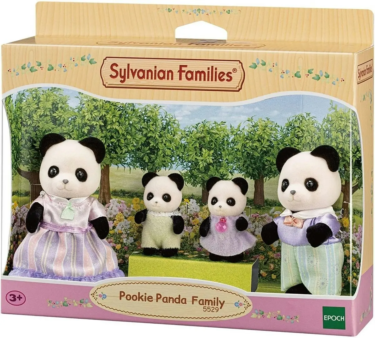 Sylvanian Families - Pookie Panda Family