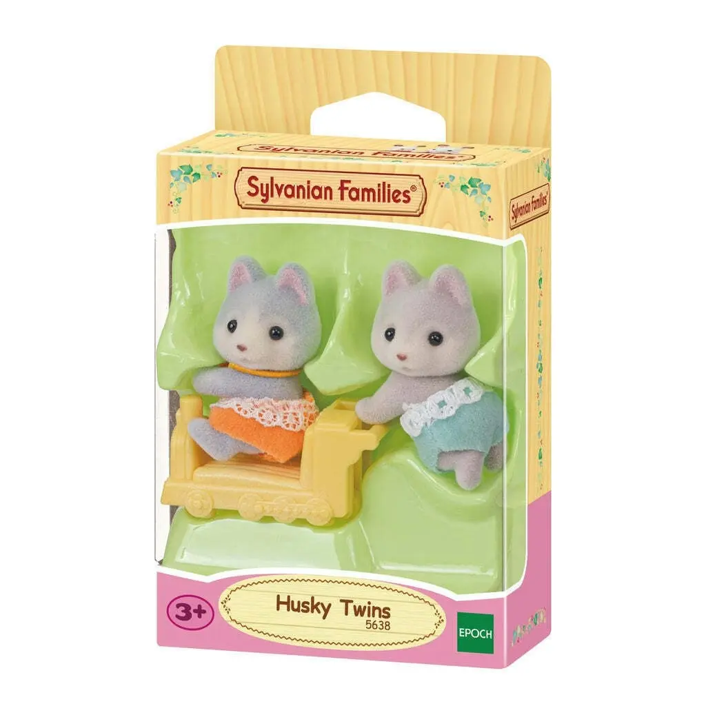 Sylvanian Families - Husky Twins Animal Doll Playset