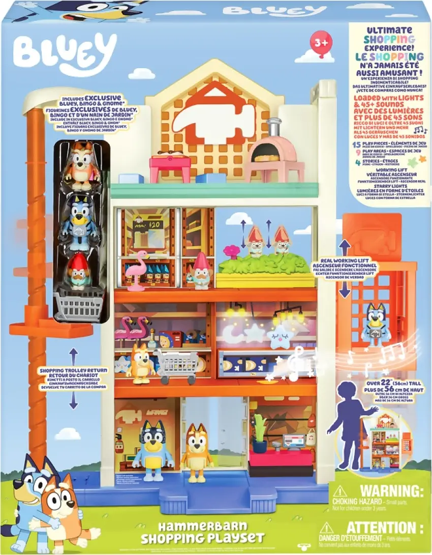 Bluey - S9 Hammerbarn Shopping Center Playset