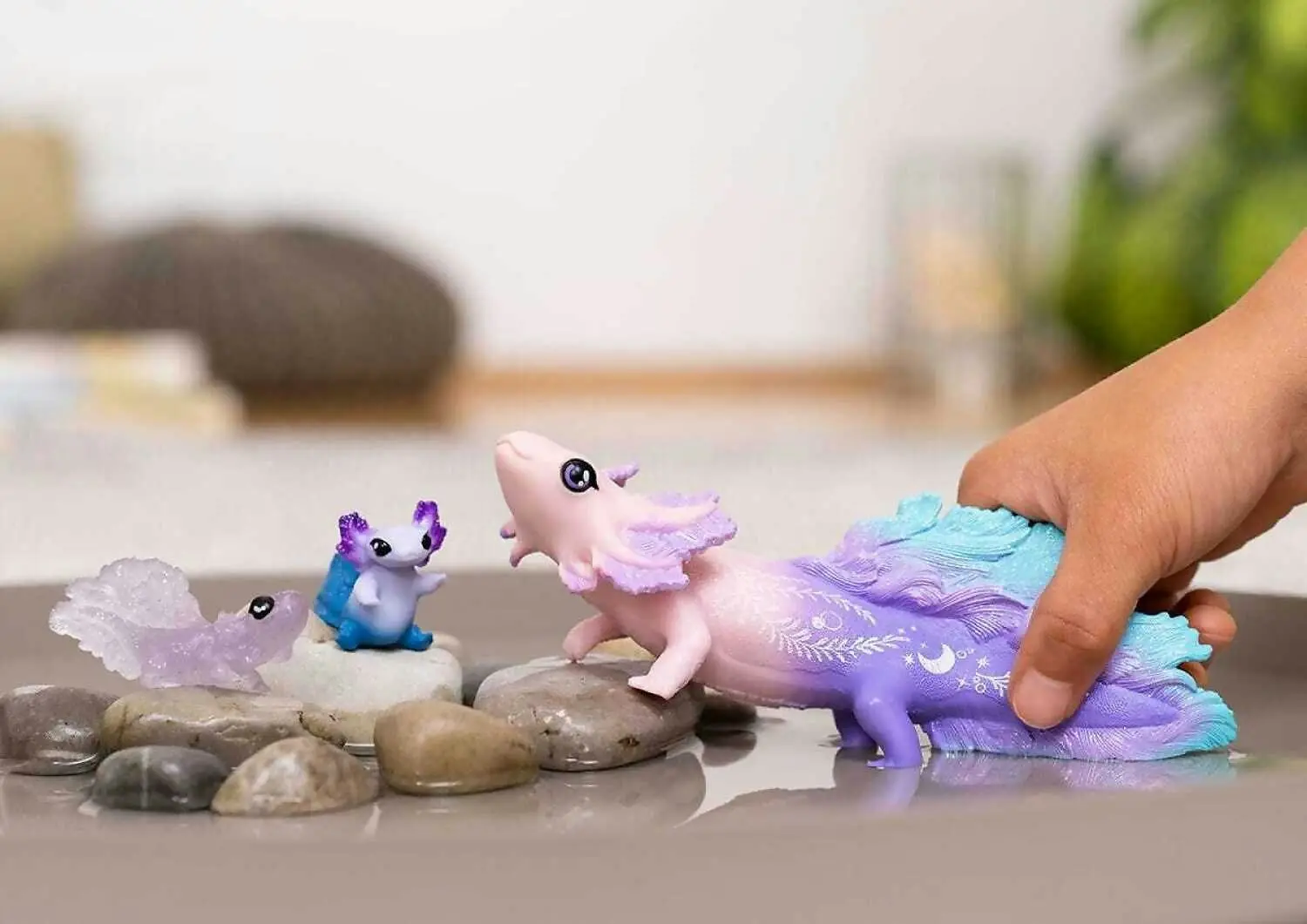 Schleich - Bayala Axolotl Discovery Set Figurine