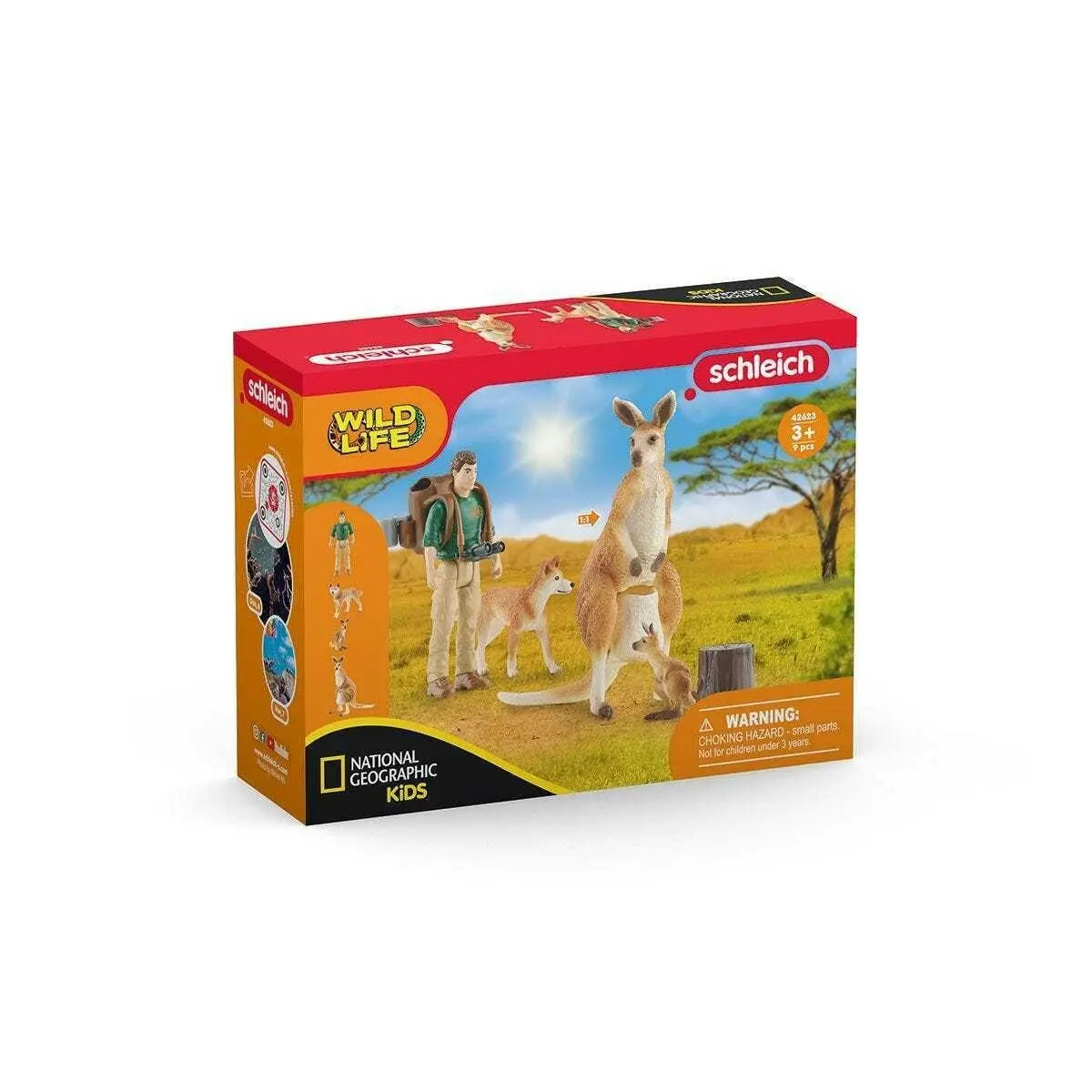 Schleich - National Geographic Kids - Outback Adventures - Wild Life Animal Playset