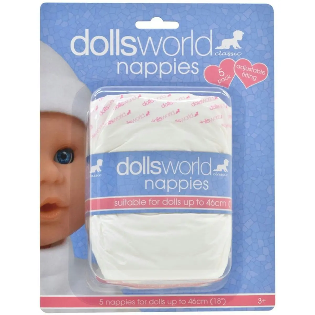 DollsWorld - Nappies 5 Pack